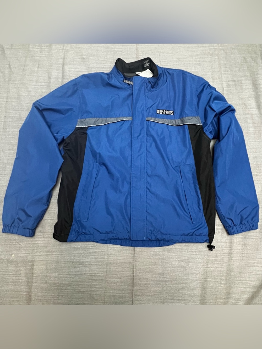 GORE-TEX Men's Blue and Black Windbreaker Jacket